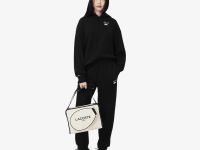 Женская флисовая толстовка Lacoste оверсайз