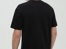 Базовая футболка из хлопка прямого силуэта