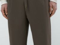 Брюки с регулируемым поясом, Серый