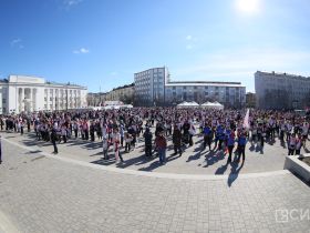 В Якутске состоялся забег наследников Победы «Помним! Гордимся! Благодарим!»