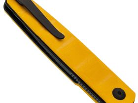 Складной нож Kizer Bamboo, сталь Nitro-V, рукоять G10, желтый