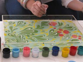 Мастер-класс рисования на воде