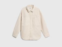Вельветовая рубашка для девочек, Бежевый