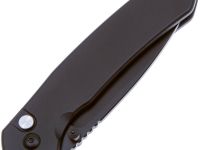 Складной нож CJRB Pyrite, сталь AR-RPM9, рукоять сталь, черный