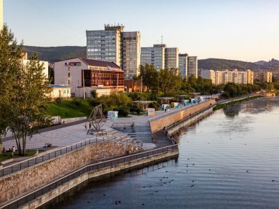 Ярыгинская набережная г. Красноярска