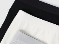 Трусы-бразилиана с мягкой резинкой, 3 шт., Белый