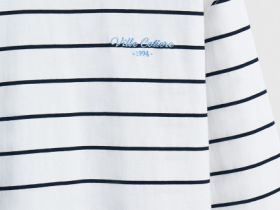 Лонгслив в полоску, Белый