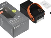 Портативное зарядное устройство TFN Porta LCD PD 60 000 мАч Чёрное