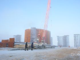 50-градусные морозы не помеха. Как идет строительство Ленского моста зимой