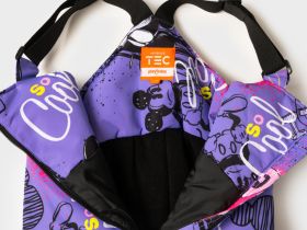 Комплект текстильный с полиуретановым покрытием для девочек: куртка, полукомбинезон