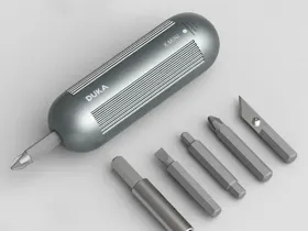 Набор отверток Xiaomi ATuMan Duka Xmini Pocket Screwdriver Kit 9 в1 (серый)