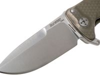 Нож складной LionSteel SR22 B (BRONZE) Mini, сталь Uddeholm Sleipner® Satin, рукоять титан по технологии Solid®, бронзовый