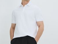 Поло из хлопка, Белый