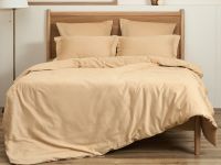 Простыня на резинке Pale gold