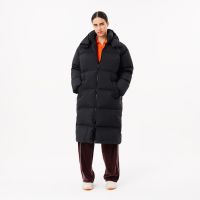 Женский длинный пуховик Lacoste с капюшоном