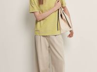 Футболка в полоску свободного силуэта