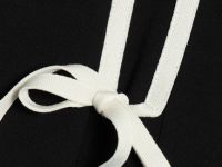 Брюки с лампасами для девочек, Черный