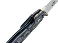 Складной нож Steelclaw Крыса, сталь VG-10, рукоять синий титан