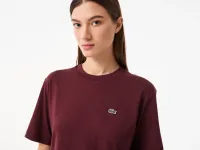 Женская футболка Lacoste свободного кроя из мягкого хлопка