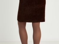 Вязаная юбка силуэта трапеция