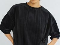 Бархатная футболка, Черный