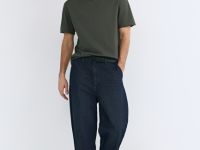 Футболка с необработанным краем, Зеленый