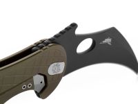 Складной нож LionSteel L.E.One, сталь Magnacut, рукоять алюминий, зеленый/черный