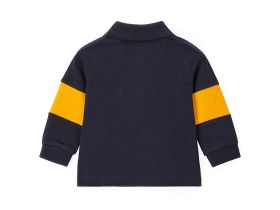 Поло с длинным рукавом для маленького мальчика