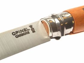 Нож складной Opinel №8 VRN Carbon Tradition, сталь AFNOR XC90 Carbon Steel, рукоять бук, 113080