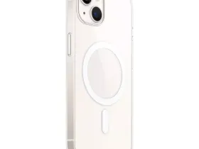 Чехол-накладка Hoco Magnetic Series TPU для iPhone 14 силиконовый (прозрачный)