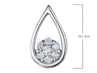 Подвеска из серебра э0612пд03170700