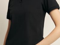 Поло приталенного силуэта с вышивкой