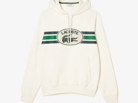 Мужское худи Lacoste свободного кроя из хлопка