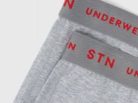 Трусы-транки, 2 шт., Серый