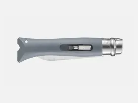 Складной нож Opinel №9 VRI DIY, сталь 12C27, рукоять термопластик, серый,