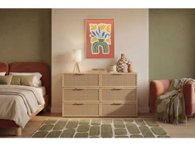 Комод Флавир 140x77 Ротанг