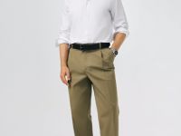 Рубашка из структурной ткани, Белый