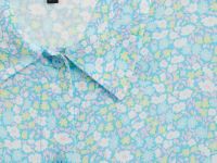 Блузка с коротким рукавом и отложным воротником