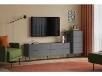 ТВ-тумба Дигарс 163x60 Графитовый