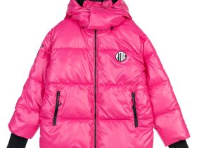 Куртка текстильная с полиуретановым покрытием для девочек