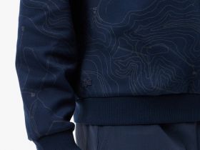 Мужской хлопковый свитшот Lacoste оверсайз