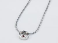 Подвеска из серебра с гранатом э0606пд09152100