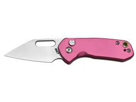 Складной нож CJRB J1933-PK Mini Pyrite, сталь AR-RPM9, рукоять розовый алюминий