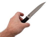 Нож Шторм, сталь AUS10co, рукоять G10 черная