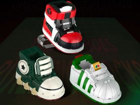 JK8203 Конструктор Подставка для карандашей в виде кроссовки