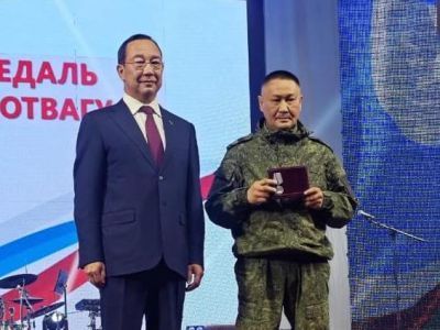 Наш земляк из Тас-Юряха награжден медалью «За отвагу»