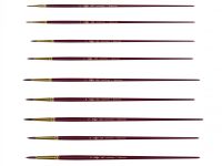 Кисть синтетика №20 круглая Гамма "Вернисаж" длинная ручка