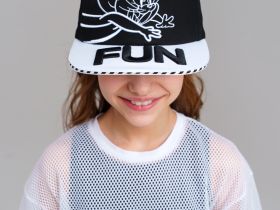 Кепка текстильная для девочек