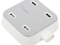 Сетевое зарядное устройство Belkin 4xUSB Charger 26W 2,4 А (White)