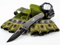 Тактические перчатки без пальцев, армейские, зеленые XL